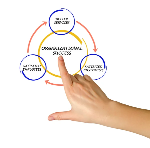 Diagrama de gestão — Fotografia de Stock