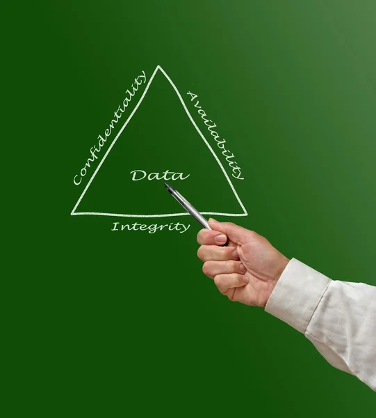 Principios de la gestión de datos — Foto de Stock