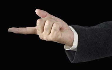 işaret eden bir ele