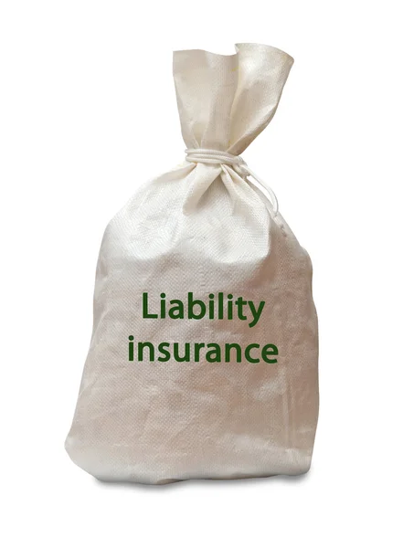 Tasche mit Haftpflichtversicherung — Stockfoto