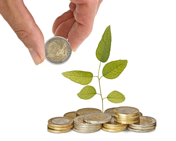 Inwestycje na zielony biznes — Zdjęcie stockowe
