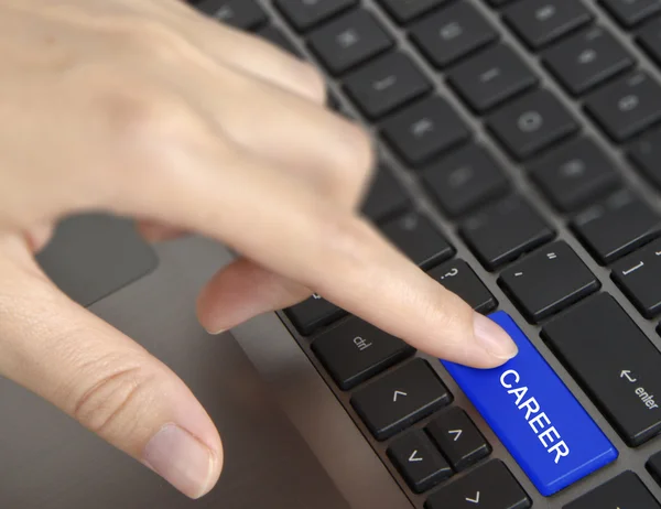 Busca por carreira na internet — Fotografia de Stock