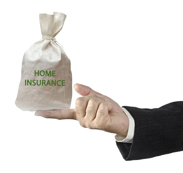 Väska med hemförsäkring — Stockfoto