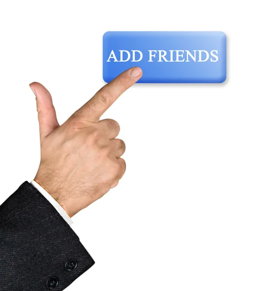 Adding friends — Stock Photo, Image