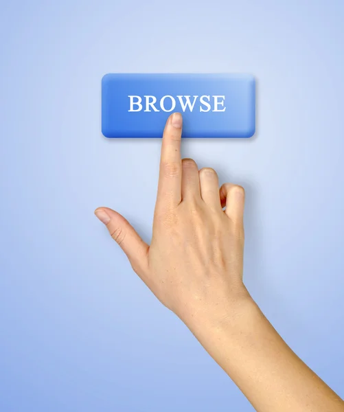 Browse button — Stock Photo, Image