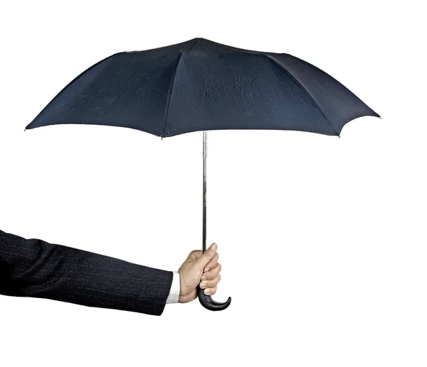 Umbrella in hand — Stock Photo, Image