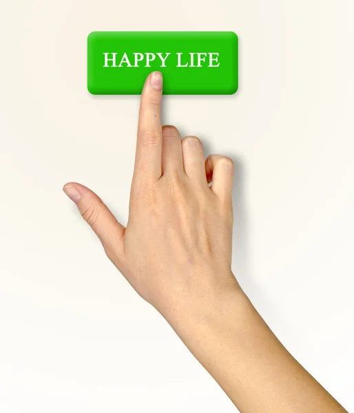Key for happy life — Stock Photo, Image