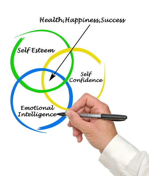 健康、 快乐和成功的来源 — 图库照片