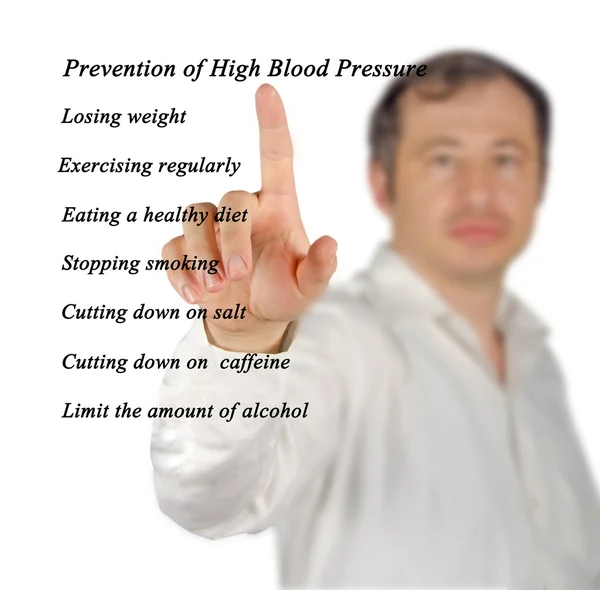 Prävention von Bluthochdruck — Stockfoto