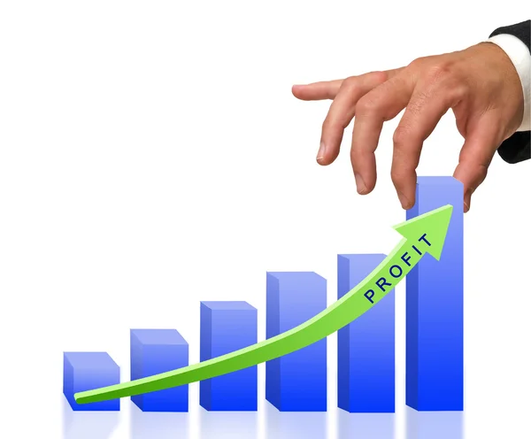 Chart of profit — Stock Photo, Image