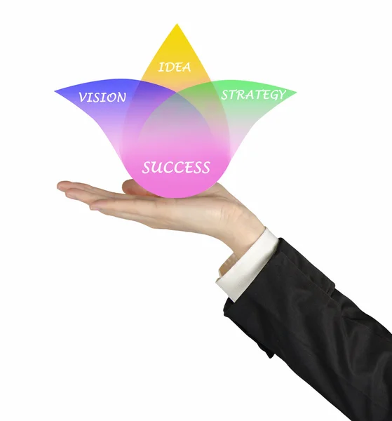 Diagram of success — Stock Photo, Image