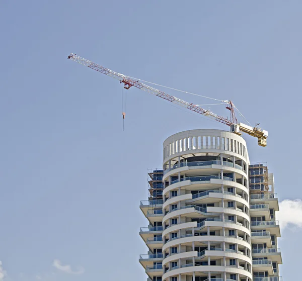 Uppförandet av hög byggnad — Stockfoto