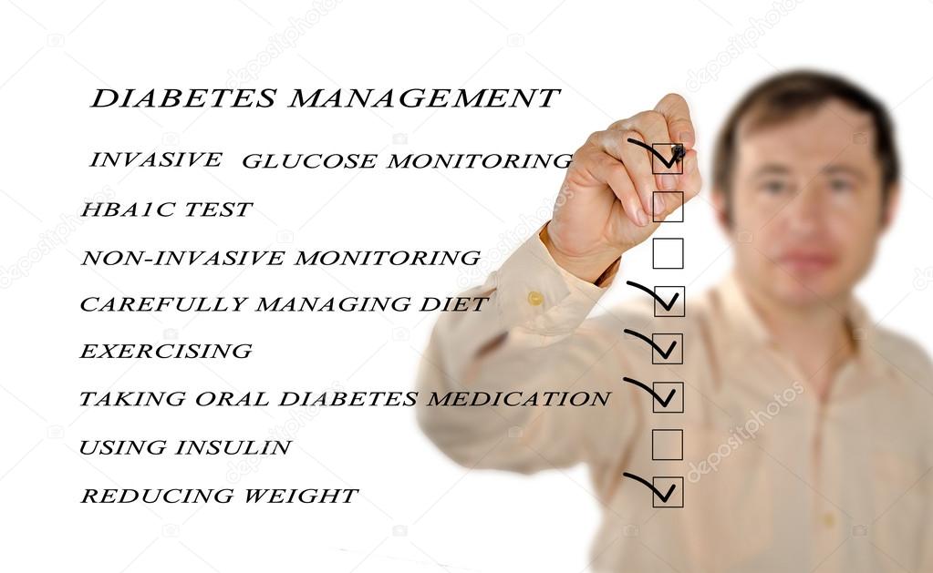 checklist for diabetes managment