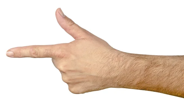 Ukazující ruku — Stock fotografie