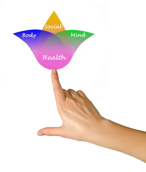 Diagram van gezondheid — Stockfoto