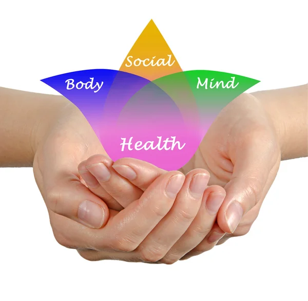 Diagram of health — Stock Photo, Image