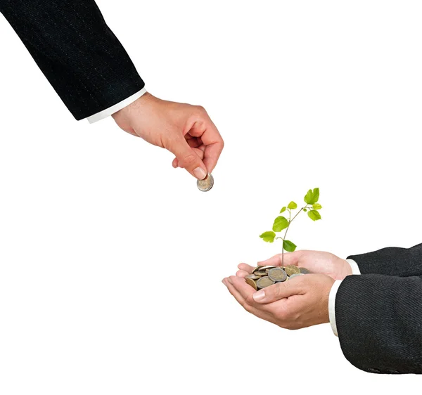 Investment to green business — Stock Photo, Image