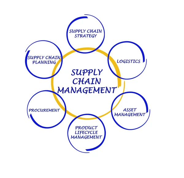 Gestione della supply chain — Foto Stock