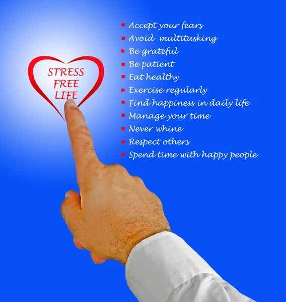Stressz életmód tippek — Stock Fotó