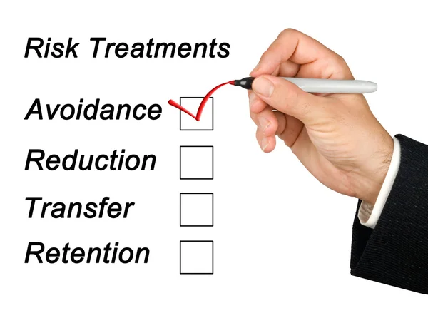 Risk treatments — Stock Photo, Image