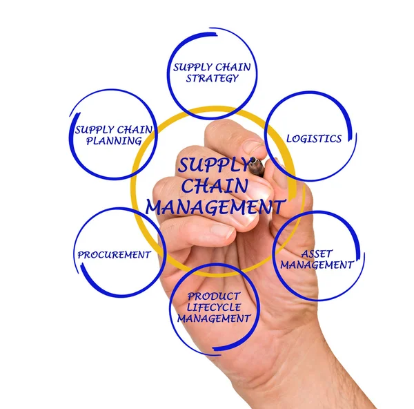 Gestione della supply chain — Foto Stock