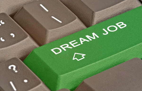 Hot key for dream job — Stock Photo, Image