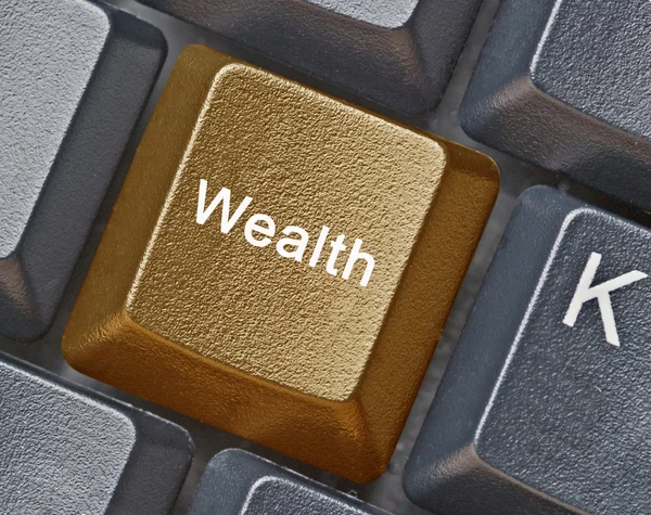 Key for wealth — Stock Photo, Image