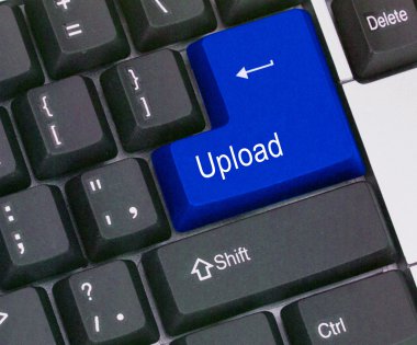 upload için kısayol tuşu ile klavye
