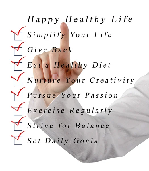 Boldog, egészséges élet — Stock Fotó