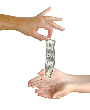 erkek ve kadın arasında para transferi