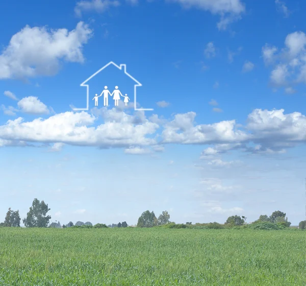 Einfamilienhaus — Stockfoto