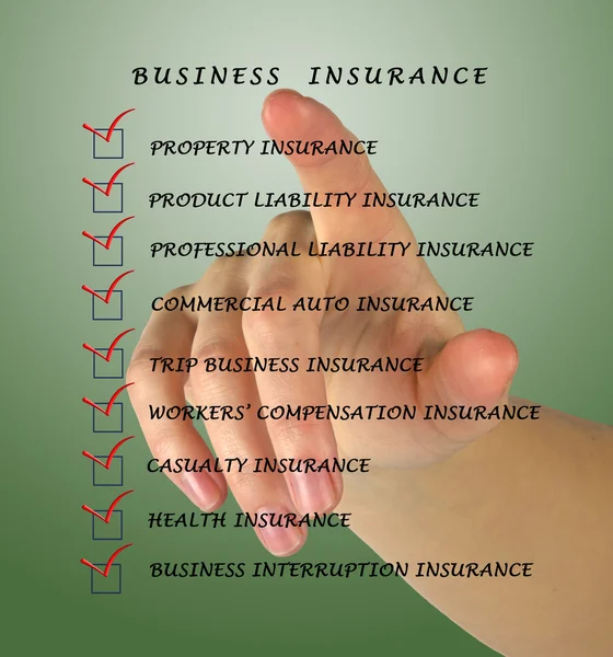 Business insurance — Stock Photo, Image