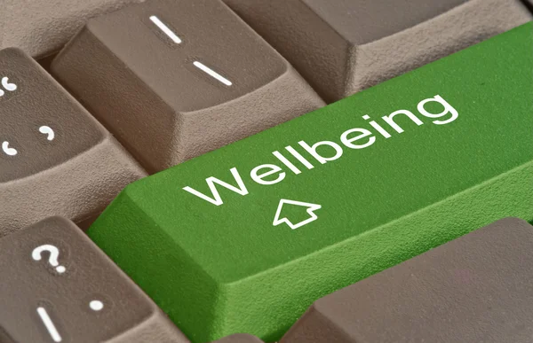 Hot key for wellbeing — Stock Photo, Image