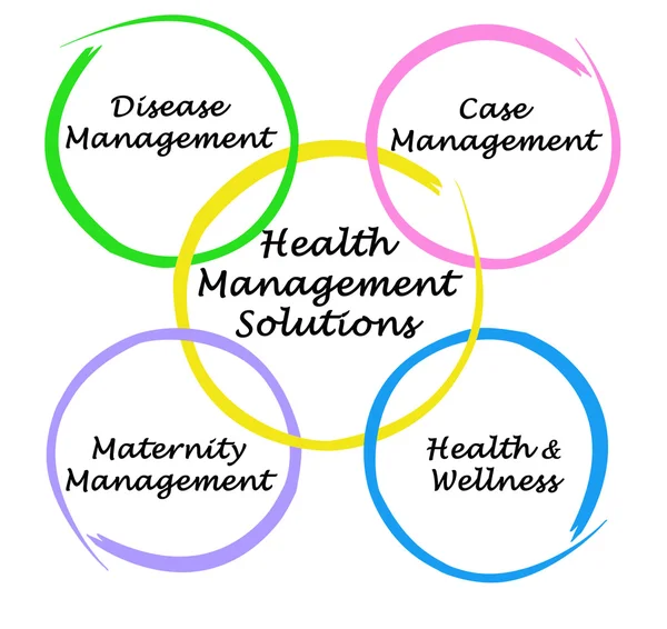 Solução de gestão da saúde — Fotografia de Stock
