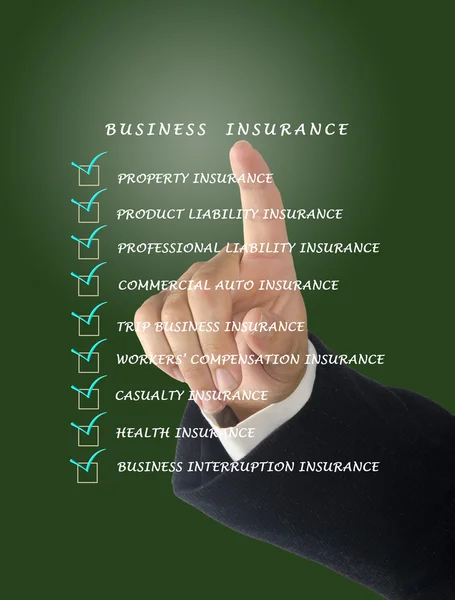 商业保险 — 图库照片