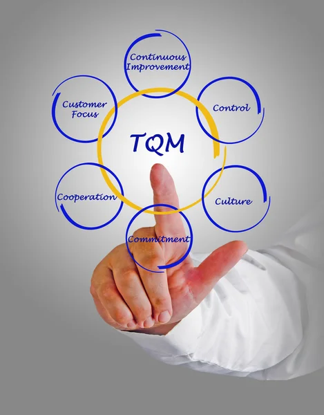 6 Cs de TQM — Fotografia de Stock