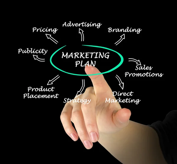 Presentation of marketing strategy — Stock Photo, Image