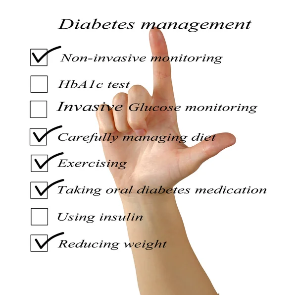 Gestione del diabete — Foto Stock