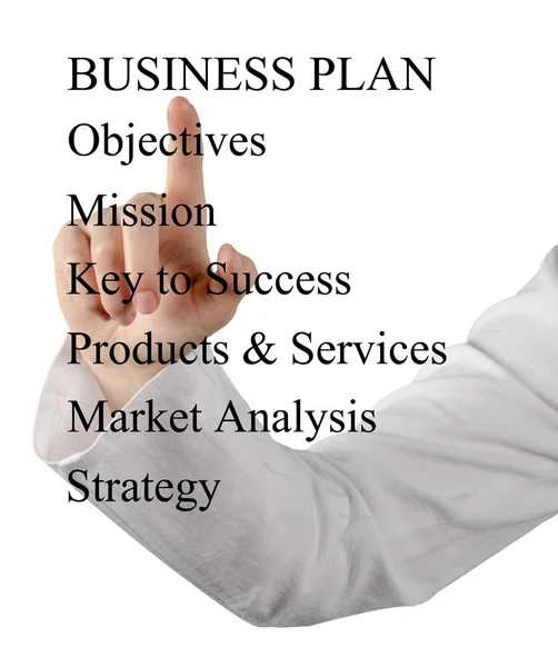 Presentatie van businessplan — Stockfoto