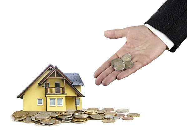 Haus und Geld — Stockfoto