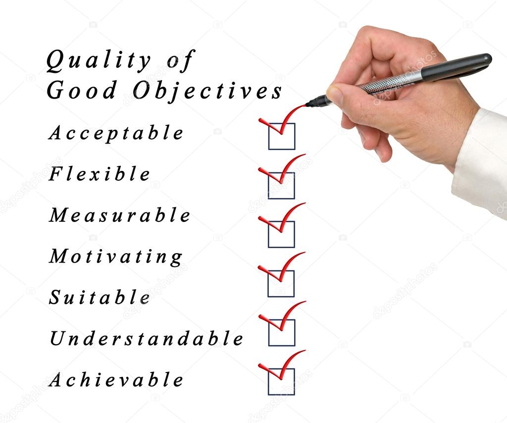 Quality of good objectives