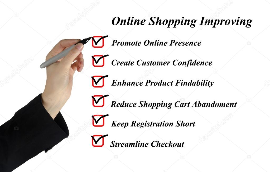 Online shopping improving