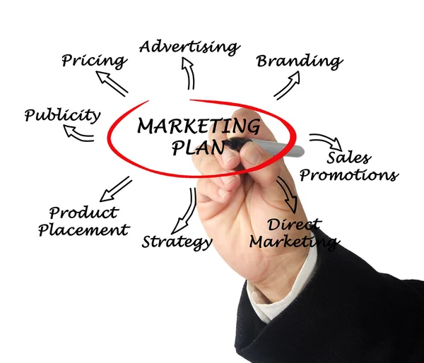 Presentation of marketing strategy — Stock Photo, Image