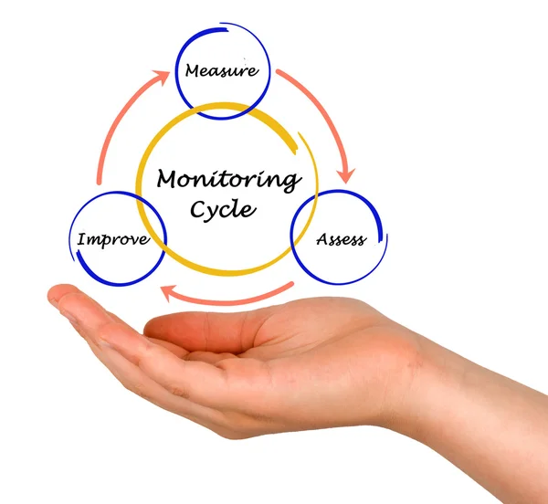 Ciclo di monitoraggio — Foto Stock