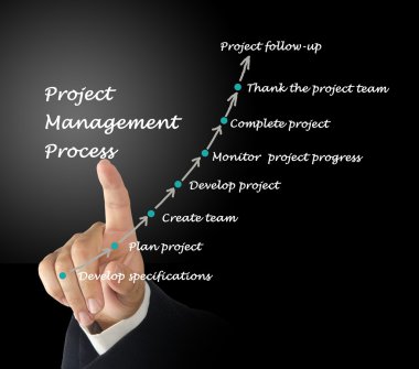 Project Management Process clipart