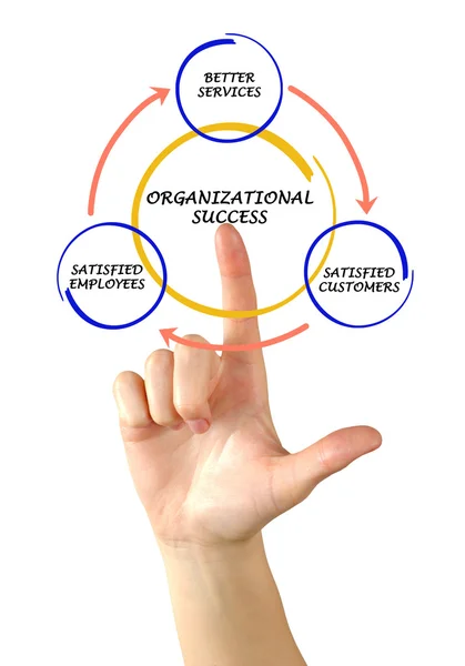 Diagrama de gestão — Fotografia de Stock