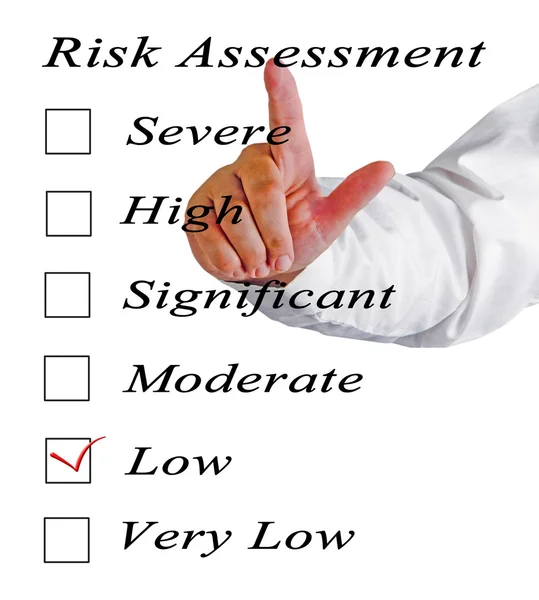 Evaluation of risk level — Stock Photo, Image