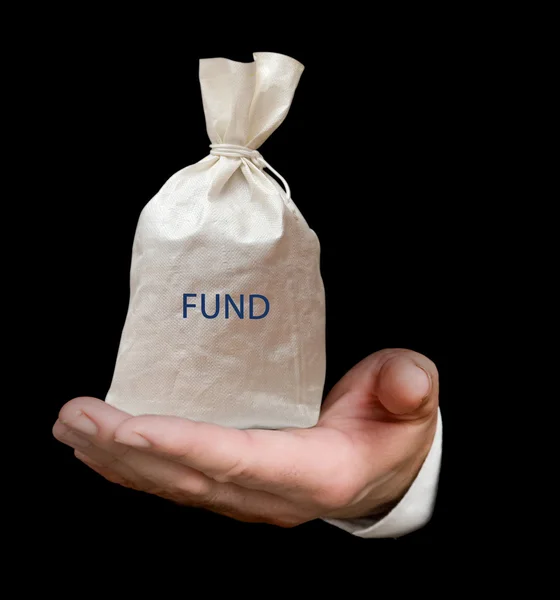 Bag with fund — Stock Photo, Image