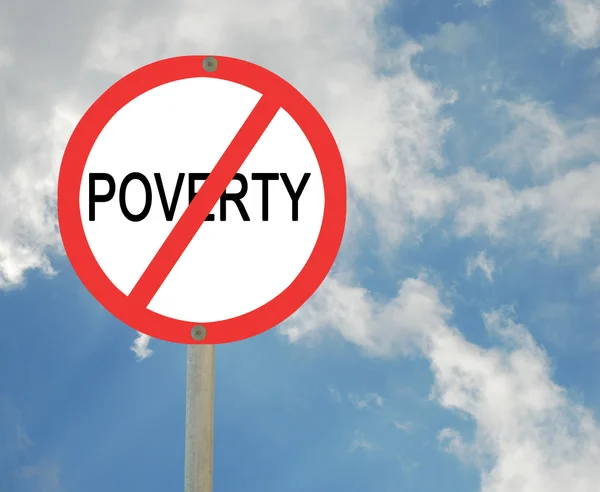 Stopping poverty — Stock Photo, Image