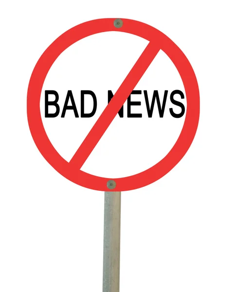 Stopping bad news — Stock Photo, Image